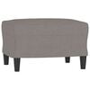 vidaXL Fotpall Taupe 60x50x41 cm tyg