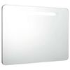 vidaXL Badrumssk&aring;p med spegel LED 80x9,5x55 cm