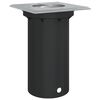 vidaXL Marklampa f&ouml;r utomhusbruk kvadrat svart 10,5x10,5cm aluminium