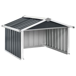vidaXL Skjul f&ouml;r robotgr&auml;sklippare 92x97x63 cm galvaniserat st&aring;l