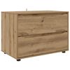 vidaXL F&ouml;rvaringssk&aring;p 80 x 48 x 57 cm Konstruerat tr&auml; Artisan Ek