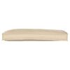 vidaXL Kudde Beige 100 x 40 x 8 cm Oxford Tyg