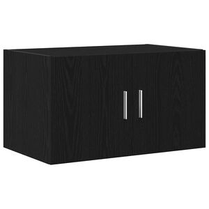 vidaXL V&auml;ggsk&aring;p Svart ek 70 x 42.5 x 40 cm Konstruerat tr&auml;
