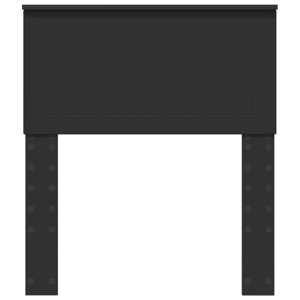 vidaXL Huvudgavel Svart Ek 75 cm Konstruerat tr&auml;