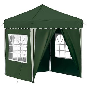 vidaXL Pop-up Partyt&auml;lt Gr&ouml;n 195 x 195 x 245 cm Oxford Tyg