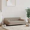 vidaXL Hundb&auml;dd cappuccino 90x53x30 cm konstl&auml;der