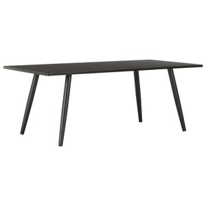 vidaXL Soffbord svart 120x60x46 cm