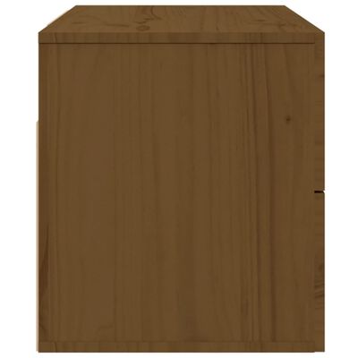 vidaXL Väggmonterade sängbord Honungsbrun 50x36x40 cm