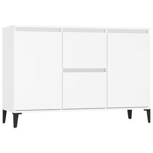 vidaXL Sk&auml;nk vit 102x35x70 cm konstruerat tr&auml;