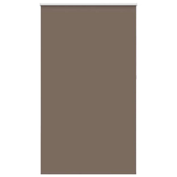 vidaXL M&ouml;rkl&auml;ggningsgardin kaffe 125x210 cm tyg bredd 121,6 cm