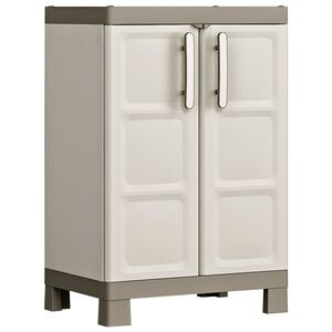 Keter L&aring;gt f&ouml;rvaringssk&aring;p Excellence beige och taupe 97 cm