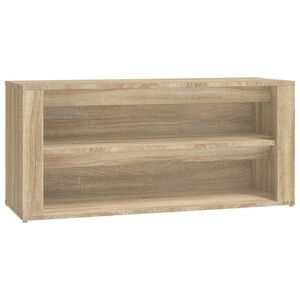 vidaXL Skohylla sonoma-ek 100x35x45 cm konstruerat tr&auml;