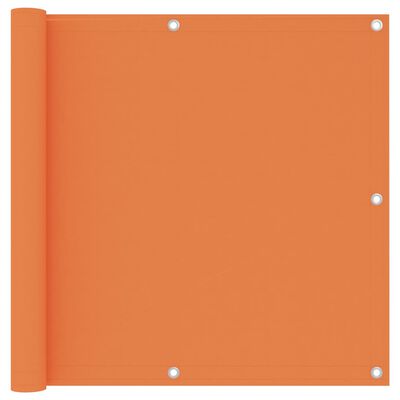 vidaXL Balkongskärm orange 90x300 cm oxfordtyg
