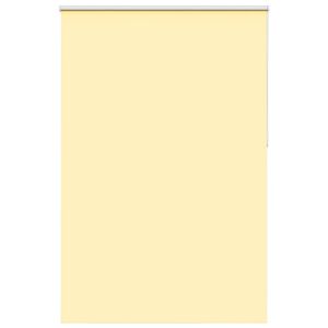 vidaXL Rullgardin m&ouml;rkl&auml;ggningsgul 160x230 cm tygbredd 156,6 cm