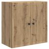 vidaXL V&auml;ggmonterat sk&aring;p 59 x 31 x 60 cm Konstruerat tr&auml; Artisan-ek