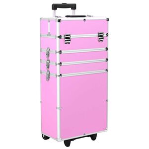 vidaXL Sminkl&aring;da aluminium rosa
