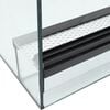vidaXL Reptil- och amfibiehabitat med lagring Vit 30 x 30 x 40 cm Glas