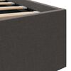 vidaXL Sängram med hydraulisk förvaring mörkgrå tyg 100x200 cm