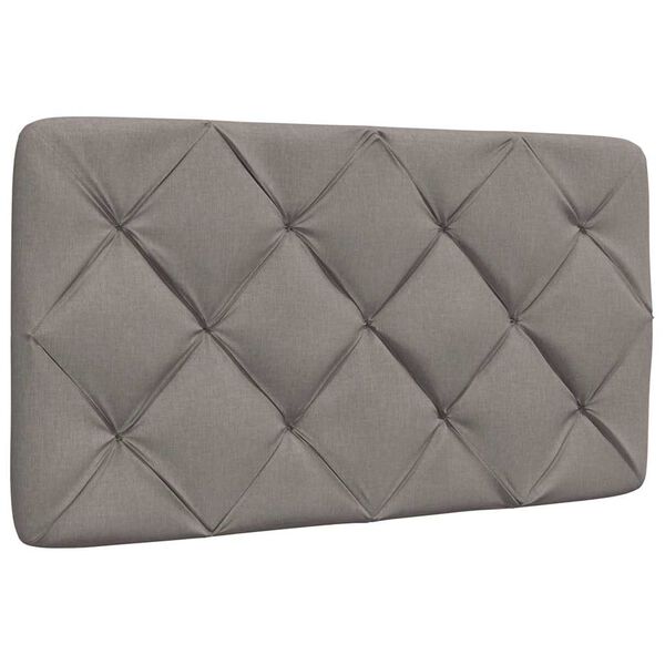 vidaXL Headboard Cushion Taupe 80 cm Fabric