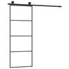 vidaXL Skjutd&ouml;rr med beslagset ESG glas och aluminium 76x205 cm