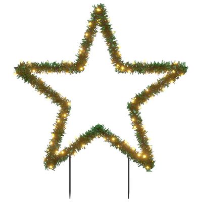 vidaXL Julstjärna med spett 115 LEDs 85 cm