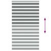 vidaXL Rullgardin zebra m&ouml;rkgr&aring; 120x230 cm tyg bredd 115,9cm polyester