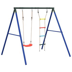 vidaXL Gungst&auml;llning med gunga och stege