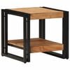 vidaXL Kaffeebord Brun 40 x 40 x 38 cm Massivt Akaciatr&auml;