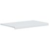 vidaXL F&ouml;nsterbr&auml;da Vit 100 x 50 x 4,5 cm PVC