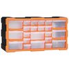 vidaXL Sortimentsk&aring;p med 22 l&aring;dor 49x16x25,5 cm