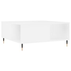 vidaXL Soffbord vit 80x80x36,5 cm konstruerat tr&auml;