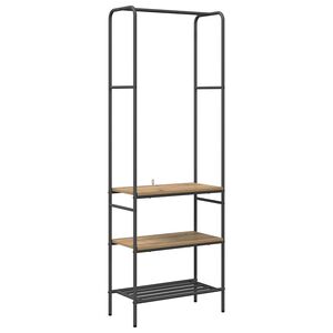 vidaXL Kl&auml;dh&auml;ngare Artisan Ek 60 x 30 x 171 cm Konstruerat tr&auml;