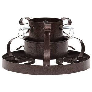 vidaXL Julgransfot antik koppar 29x29x15,5 cm