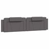 vidaXL Headboard Cushion "Viana" Grey 200 cm Faux Leather