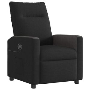 vidaXL Reclinerf&aring;t&ouml;lj svart tyg