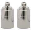 vidaXL Lamph&aring;llare 2 st Satin Nickel E27