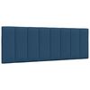 vidaXL Bed with Mattress "Hanko" Blue 120x200 cm Fabric