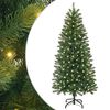 vidaXL Konstgjord julgran Gr&ouml;n 120 cm PE och PVC