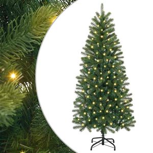 vidaXL Konstgjord julgran Gr&ouml;n 120 cm PE och PVC