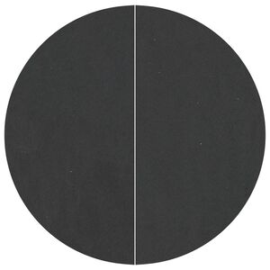 vidaXL Bottenmatta f&ouml;r pool Svart &Oslash; 244 cm Syntetiskt tyg