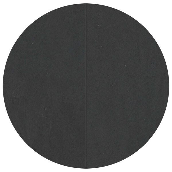 vidaXL Bottenmatta f&ouml;r pool Svart &Oslash; 244 cm Syntetiskt tyg