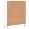 vidaXL Skåp vit 69,5x34x90 cm konstruerat trä