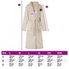 vidaXL Badrock Utan Huva Beige xxxl Flanell