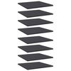 vidaXL Hyllplan 8 st gr&aring; 40x40x1,5 cm konstruerat tr&auml;