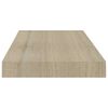 vidaXL Svävande vägghyllor 2 st ek 50x23x3,8 cm MDF