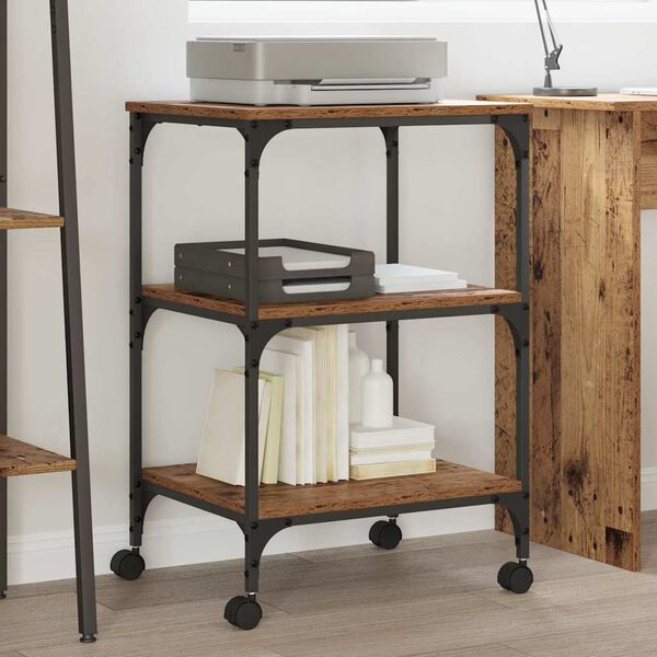 vidaXL Skrivarst&auml;ll Gammalt tr&auml; 50 x 41 x 75 cm Konstruerat tr&auml;