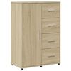 vidaXL Sk&auml;nk sonoma-ek 60x31x84 cm konstruerat tr&auml;