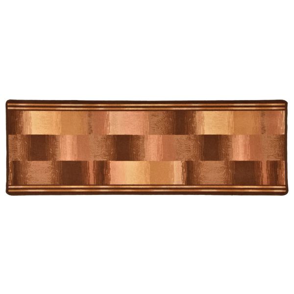 vidaXL Halkfri g&aring;ngmatta beige block 67x120 cm