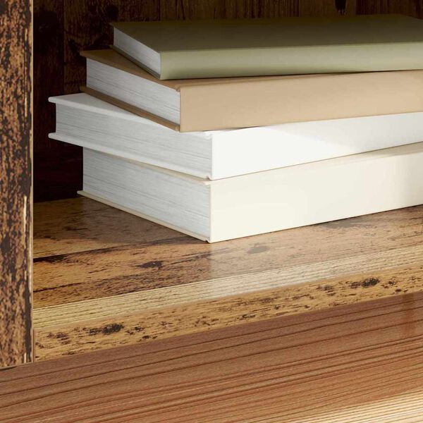 vidaXL Skivsk&aring;p Gammalt tr&auml; 121 x 38 x 48 cm Konstruerat tr&auml;