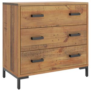 vidaXL Byr&aring; 75x35x70 cm massiv furu